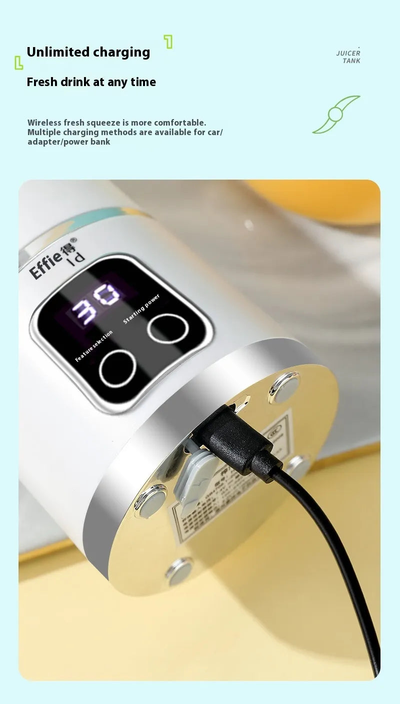 Batidora portátil recargable USB