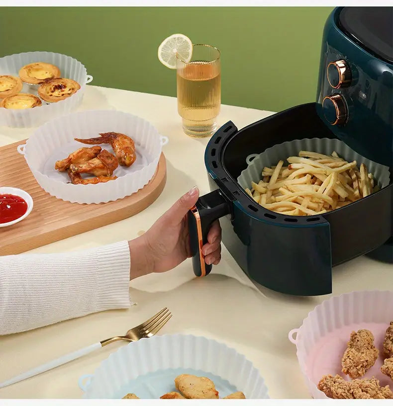 Bandeja de silicona para freidora de aire