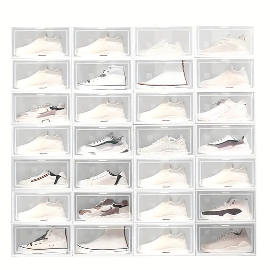 Caja plegable apilable para zapatos