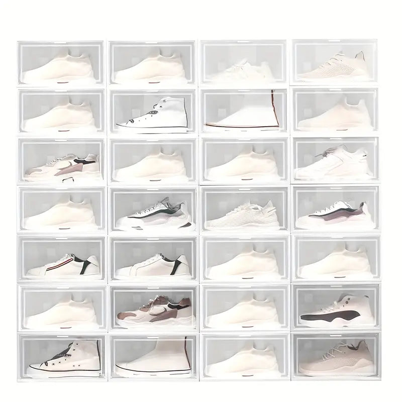 Caja plegable apilable para zapatos