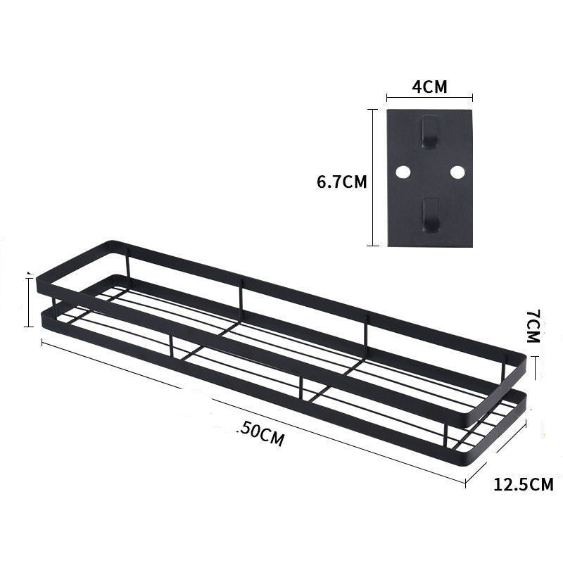 Estante de pared para especias sin taladro