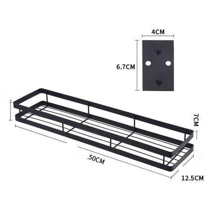 Estante de pared para especias sin taladro