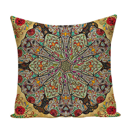 Funda de cojín mandala