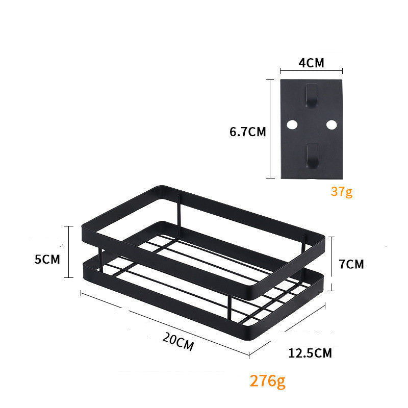 Estante de pared para especias sin taladro