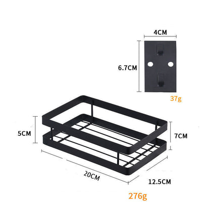 Estante de pared para especias sin taladro
