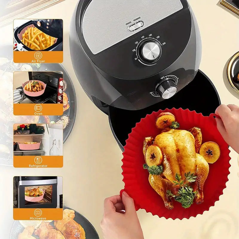 Bandeja de silicona para freidora de aire