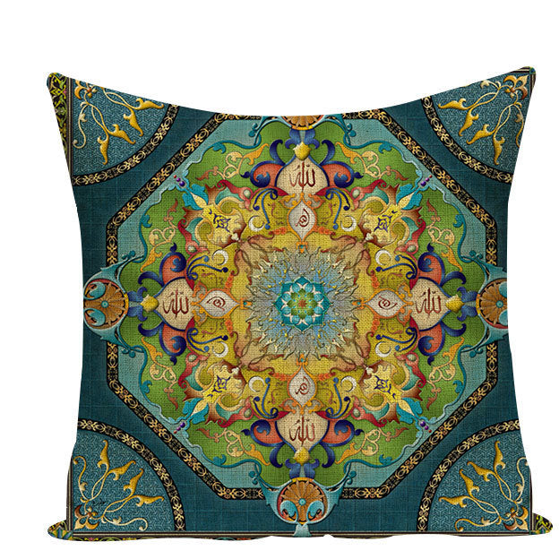 Funda de cojín mandala