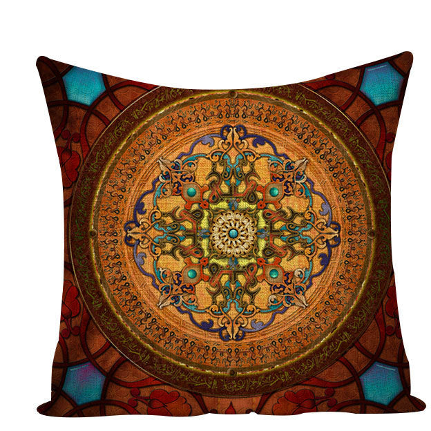 Funda de cojín mandala