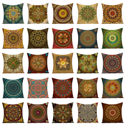 Funda de cojín mandala