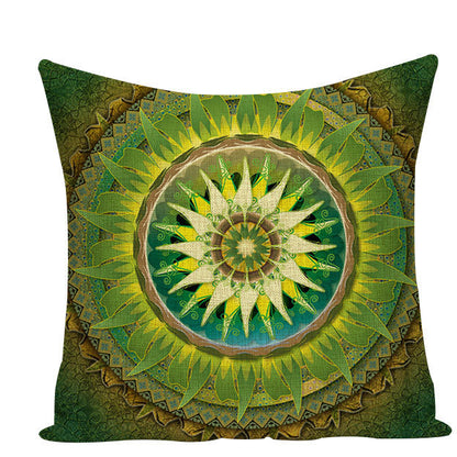 Funda de cojín mandala