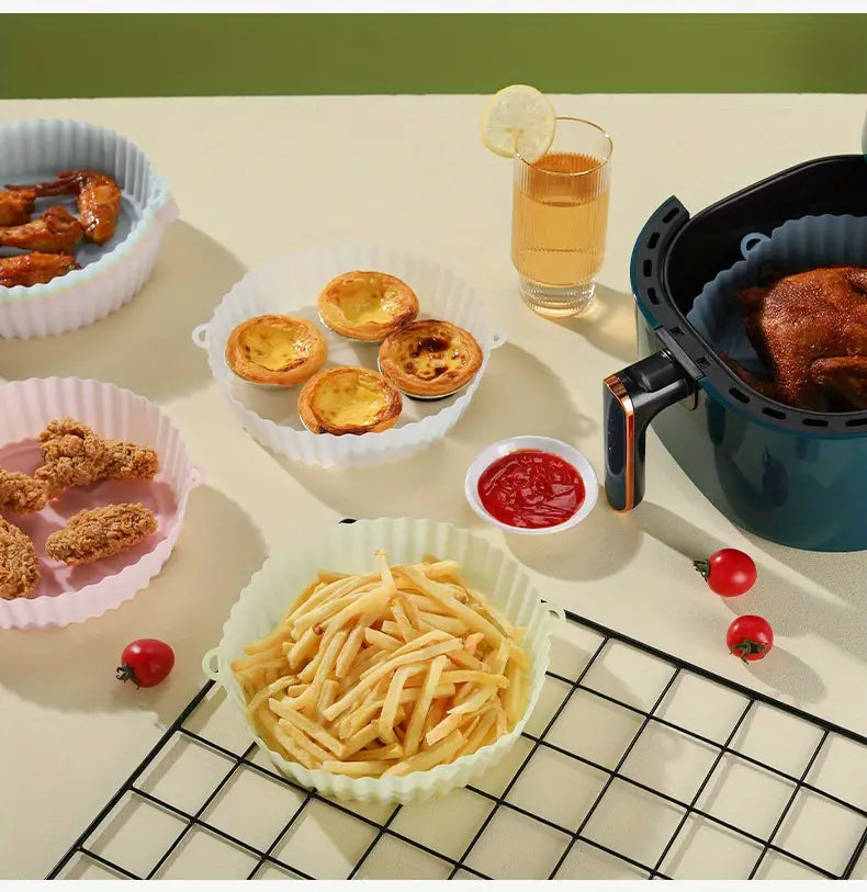 Bandeja de silicona para freidora de aire