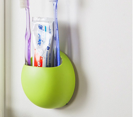 Soporte de cepillos de dientes con ventosa
