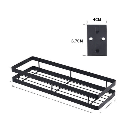Estante de pared para especias sin taladro