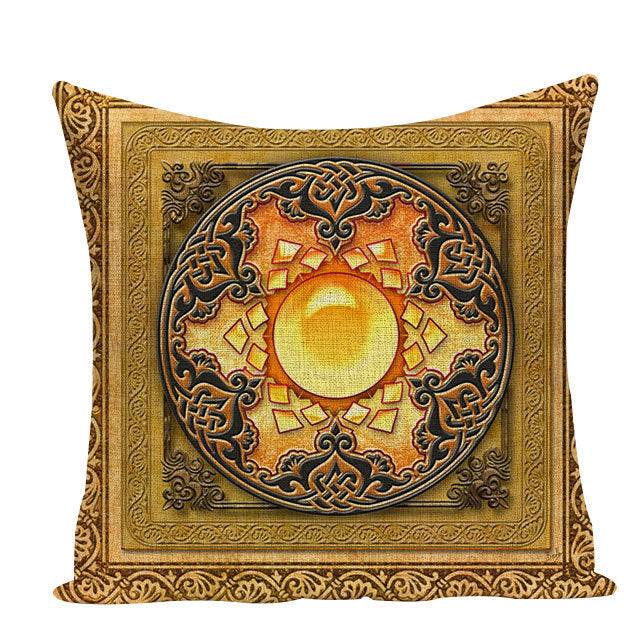 Funda de cojín mandala