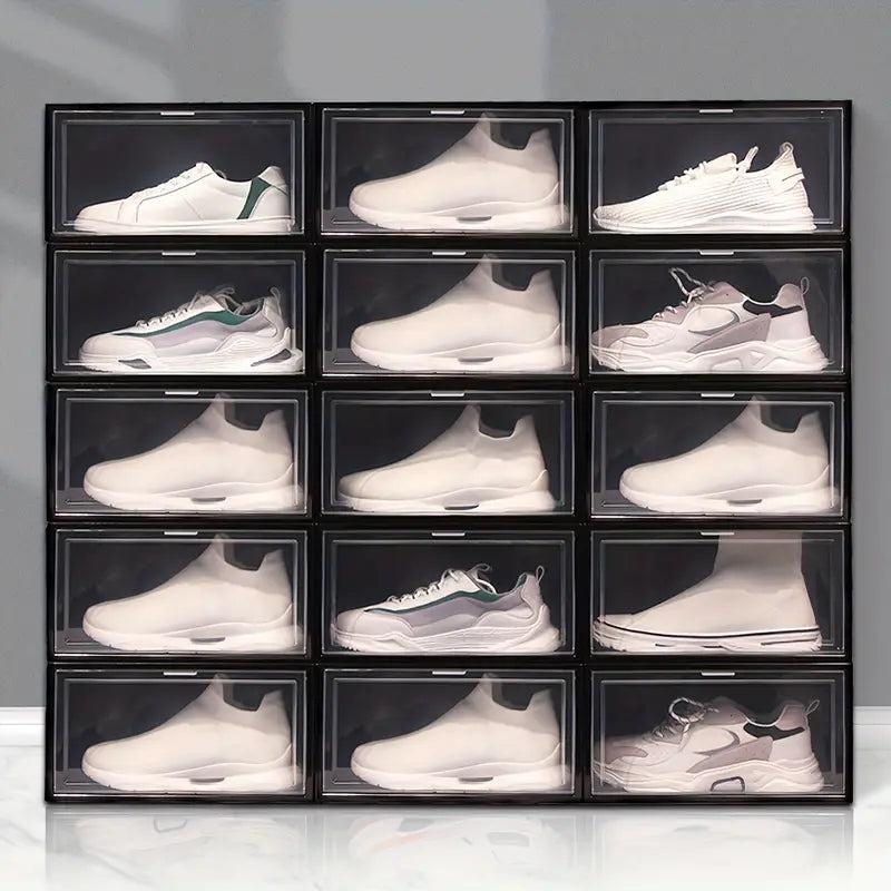 Caja plegable apilable para zapatos