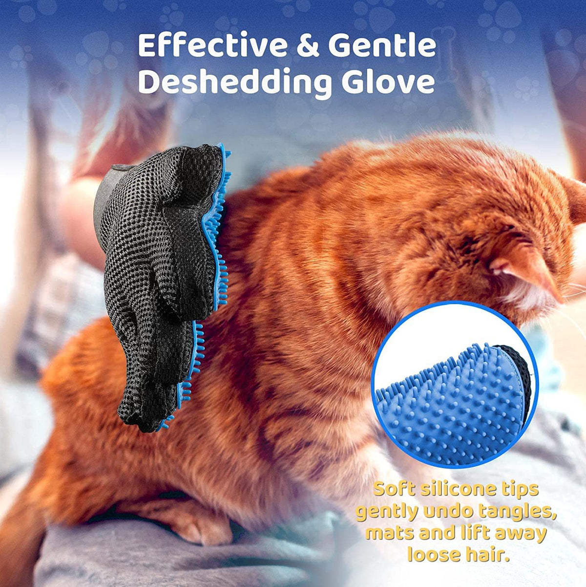 Guante cepillo para gatos