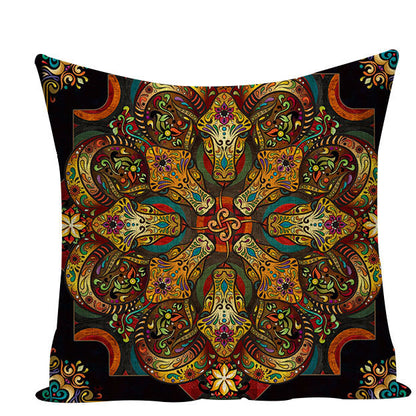Funda de cojín mandala